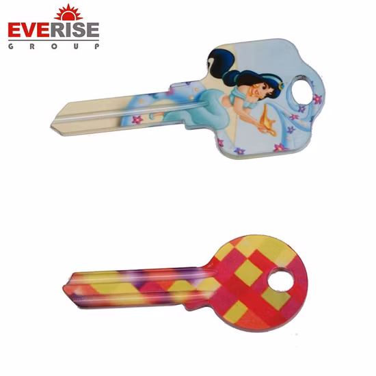 China Wholesale High Quality New/Newstyle Copper Color Lock Home/House Door Blank Keys Price with Patterns