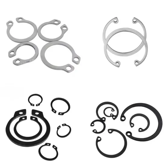 External Retaining Washer Stainless Steel Circlips Retaining Ring for C Type Hole 