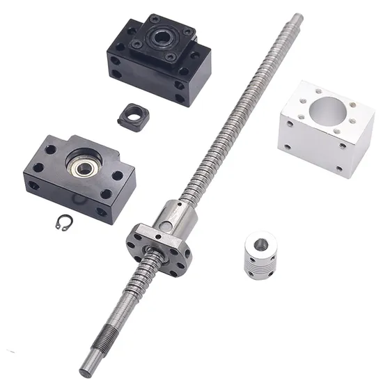 Factory CNC Lead Screw Rotating Nut C7 Precision Ground Ballscrew Sfu Sfnu Dfu Sfs Sfy Sfe Sfi 1204 1605 2505 Rolled Miniature Ball Screw with End Machined 