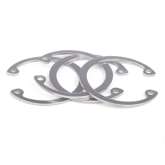 SUS 304 316 Retaining Washer C Type Hole Internal Circlips Retaining Rings 