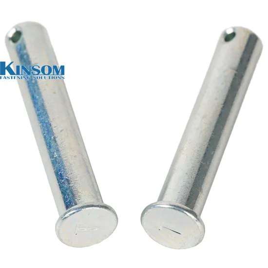Clevis Pin with Hole Head DIN1444 Custom Steel Solid Rivet with Hole Zinc Coating A2 Fasteners 