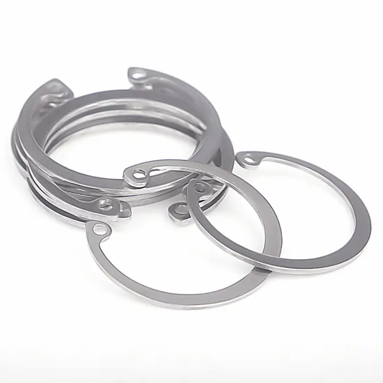 Stainless Steel 304 316 Hole Retaining Washers C Type Hole Internal Shaft Retaining Rings 